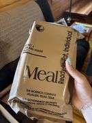 Box of MRE ready meals