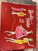 1963 Barbie and Midge doll case, (2) 1958 patent dolls, assorted clothes and patterns