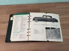Steering wheel knob, Century Cedar Rapids, Iowa car emblem and 1959 Futuramic Oldsmobile handbook