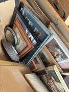 Huge box of artwork there are some quality pieces in here, including wildlife, floral, abstract