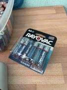 Flashlights and large quantity of AA batteries
