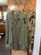 Army surplus clothing and hunting clothing