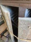 Old oak icebox, kind of iffy condition Don't pay too much, it's pretty rough