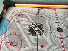 Tabletop air hockey table