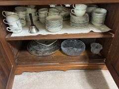 Johnson Brothers china, serving plates and platters, vases, local collector plates and more