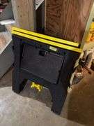Pair of plastic sawhorses