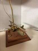 Piano telephone and airplane table lamp