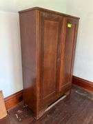 16D x 38L x 62H double door wardrobe