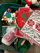 4 totes of Christmas