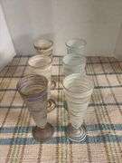 Retro stemware, one glass does have very small chip