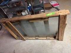 Two pieces plate glass, approx 45x25.5
