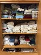 Towels, towels, towels-bath, kitchen, aprons Lots and lots!