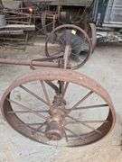 Steel wheeled running gear