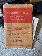 AC Gilbert Co 3/16” scale American Flyer train set,  track, crossover and No. 2 transformer