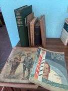 Collection of Czech books-1921, 1932, 1877, 1933, 1930 And two other old history books