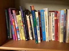 3 shelves of books Please see photos