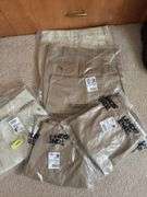 3 pr new Lands End Khaki slacks 42 x 32, 2 pr new Lands End Khaki shorts 42