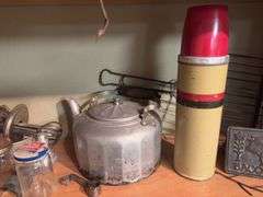 Variety of old kitchen gadgets