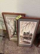 12 x 23 prints of Paris Modern but nice!