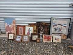 Group of Southwest and Native American inspired art
