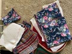 Table linens, placemats, cloth napkins, hand towels etc....
