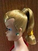 1963 Barbie and Midge doll case, (2) 1958 patent dolls, assorted clothes and patterns