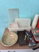 Tupperware, vintage kitchen utensils