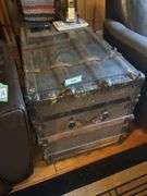 Antique trunk, used as coffee table
