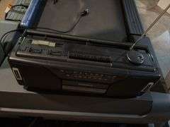 Nordic Track A2105 treadmill and Magnavox radio/cassette player