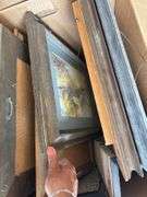 Large box of artwork