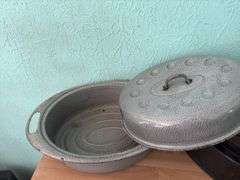 Two Granite ware roasters