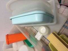 Tupperware and extra lids 😉