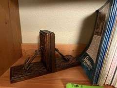 3 shelves of books and magazines Please see photos