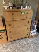 Four drawer MCM dresser 18D x 32L x 44H NO CONTENTS