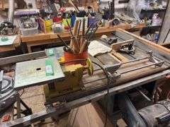 Shop mate lathe, and wood chisels
