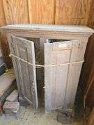Old oak icebox, kind of iffy condition Don't pay too much, it's pretty rough