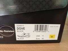 Two pair Nurse Mates Dove size 11 shoes in black and boot jack