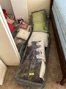 Decorator pillows, blankets throws,  bedding etc...