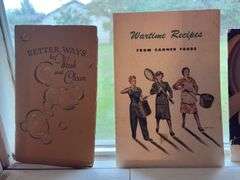 Small box of ephemera
