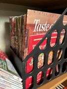 3 shelves of books and magazines Please see photos