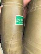 Chest waders, hip boots, 2 seat cushions