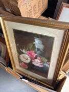 Huge box of artwork there are some quality pieces in here, including wildlife, floral, abstract