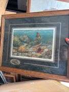 Huge box of artwork there are some quality pieces in here, including wildlife, floral, abstract