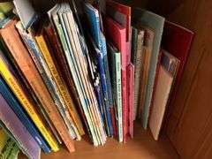 2 shelves of kids books