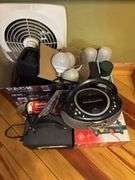 Bed risers, lightbulbs, paint, small stereo etc