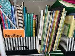 Metal shelf unit and instructional materials