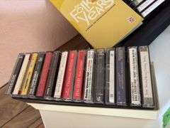 Various cassettes and CD’s NO SHELF
