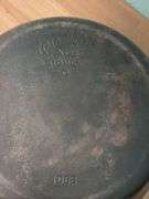 Wagner Ware 1088 B deep skillet with lid marked 1081 B. Handle of skillet also marked 8