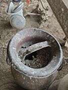 3 more rusty milk cans