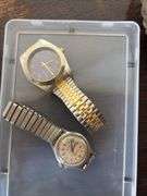 Various costume jewelry, dresser mirror, fingernail sets, watches, etc
